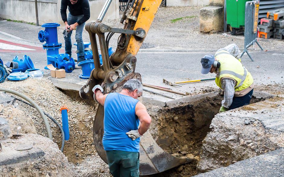 travaux assainissement Verneuil-en-Halatte